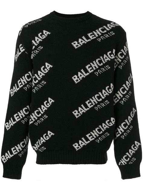 balenciaga black and white sweater.